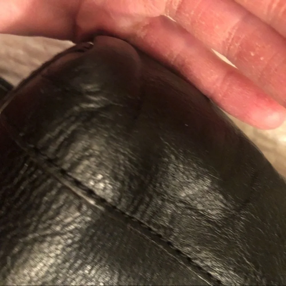 Kate spade black leather messenger bag